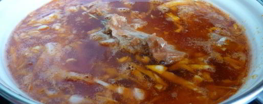 Шаг 7: постного борща с килькой в томате