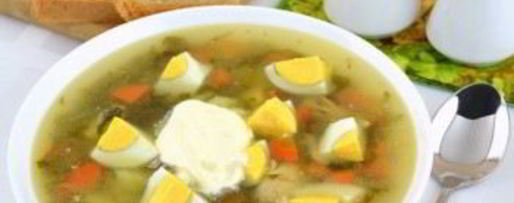 Шаг 9: зеленого борща с курицей