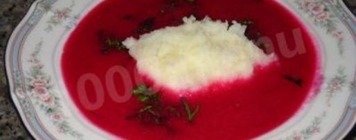 Шаг 2: жидкого борща на сметане
