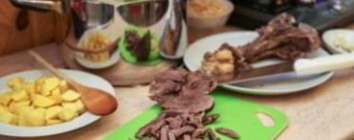 Шаг 1: бульона из конины