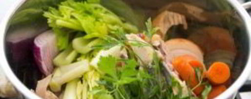 Шаг 1: бульона из курицы