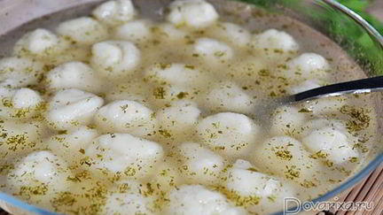 Рецепт Бульона с клецками