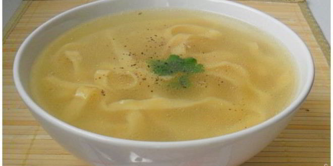 Рецепт бульона с лапшой