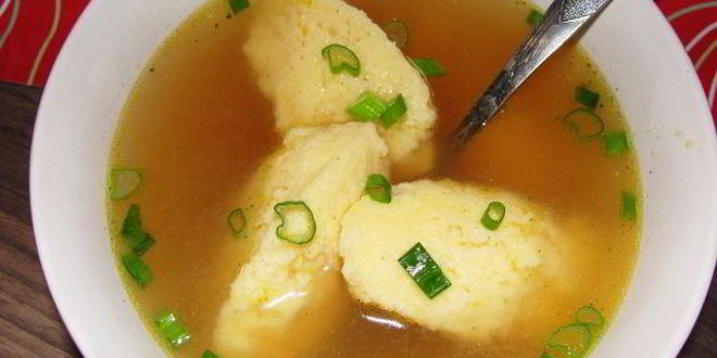 Рецепт бульона с манными клецками