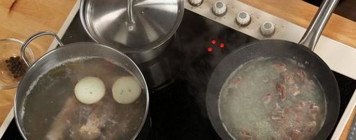 Шаг 2: гречневого супа с потрошками на курином бульоне