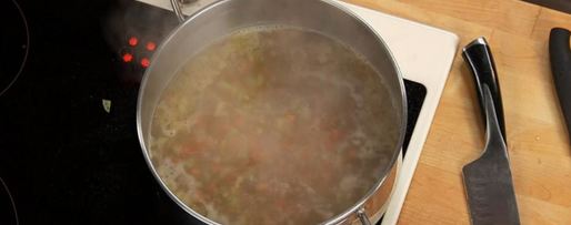 Шаг 6: гречневого супа с потрошками на курином бульоне