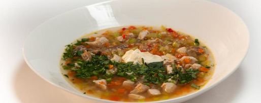 Шаг 7: гречневого супа с потрошками на курином бульоне