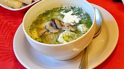 Рецепт Грибного супа на мясном бульоне