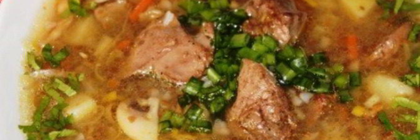 Рецепт Простого супа на мясном бульоне