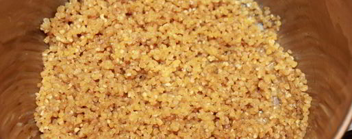 Шаг 1: пшеничной каши на курином бульоне