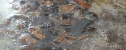 Шаг 2: супа с сушеными грибами и лапшой на курином бульоне