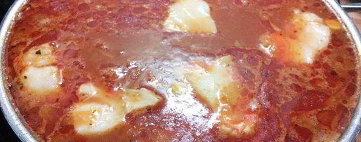 Шаг 5: томатного рыбного супа на курином бульоне