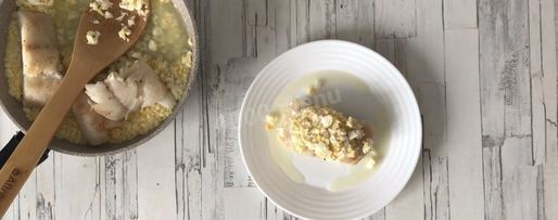 Шаг 8: трески по-польски на рыбном бульоне с корнем сельдерея