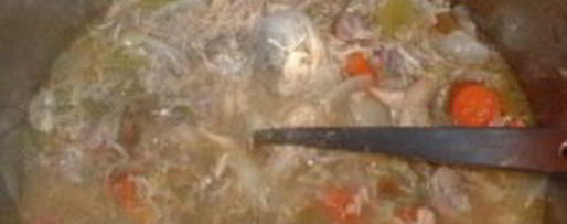 Шаг 2: весеннего бульона с грибами