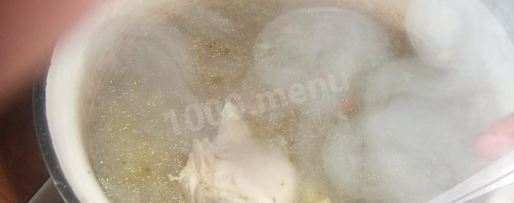 Шаг 3: вкусного борща на курином бульоне с курицей