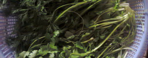 Шаг 2: довги — супа из зелени на кефире