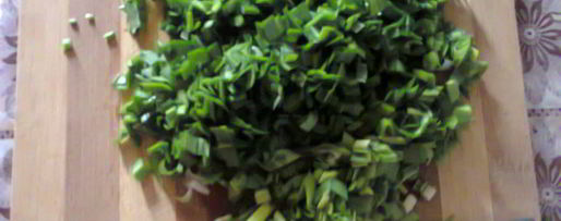 Шаг 3: довги — супа из зелени на кефире