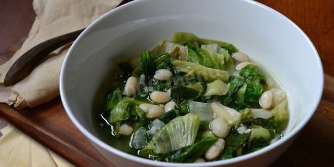 Рецепт фасолевого супа с эскаролом