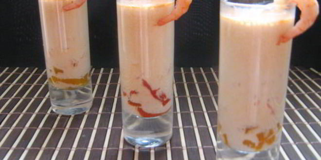 Рецепт фуршетного креветочного супа