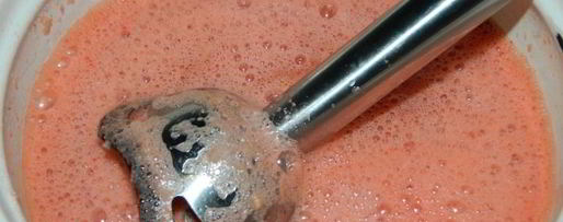 Шаг 14: арбузного гаспачо в ледяной тарелке