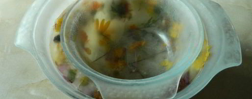 Шаг 3: арбузного гаспачо в ледяной тарелке