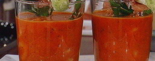 Шаг 6: гаспачо из паприки с домашними гриссини