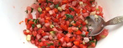 Шаг 2: гаспачо с арбузом