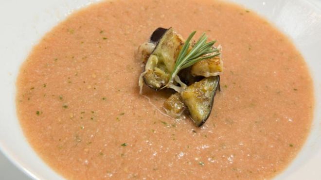 Рецепт Гаспачо с баклажанами