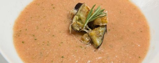 Шаг 3: гаспачо с баклажанами