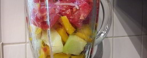 Шаг 1: гаспачо с дыней