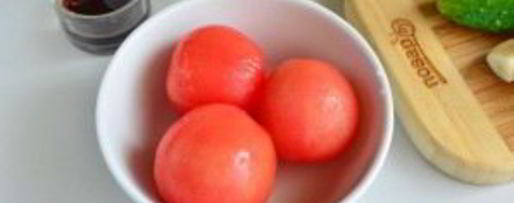 Шаг 1: гаспачо с кабачками остренький