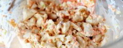 Шаг 4: гаспачо с крабовым салатом