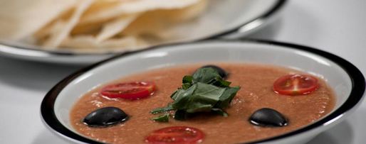 Шаг 5: гаспачо с пшеничными чипсами