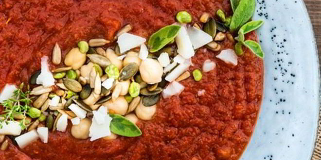 Рецепт гаспачо с семечками