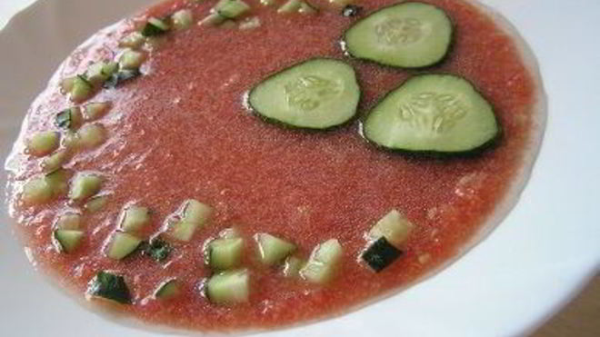 Рецепт Холодного летнего супа Гаспачо