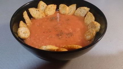 Рецепт Острого гаспачо с кабачком