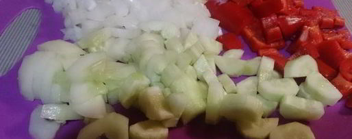 Шаг 4: острого гаспачо с кабачком