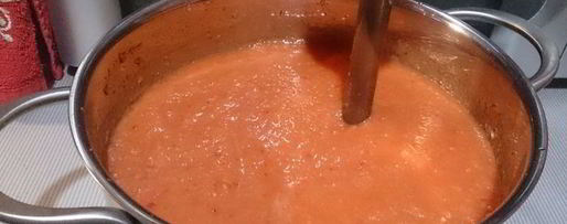 Шаг 6: острого гаспачо с кабачком