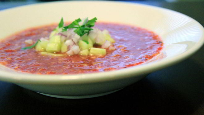 Рецепт Сыроедческого гаспачо