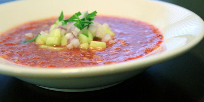 Рецепт сыроедческого гаспачо