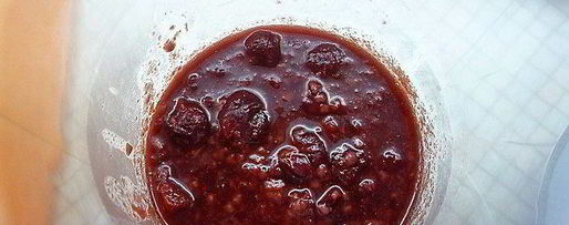 Шаг 1: вишнева-малинового гаспачо