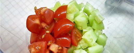 Шаг 2: вишнева-малинового гаспачо