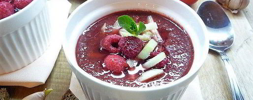 Шаг 6: вишнева-малинового гаспачо