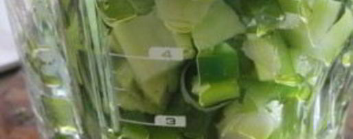 Шаг 2: зеленого гаспачо для сыроедов