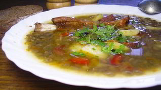 Рецепт Чечевично-горохового суп