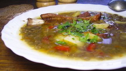 Рецепт Чечевично-горохового суп