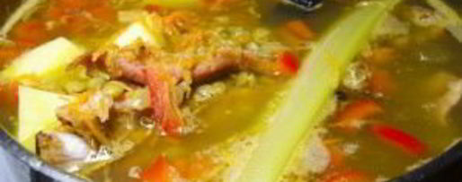 Шаг 4: чечевично-горохового суп