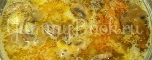 Шаг 3: горохова-грибного суп