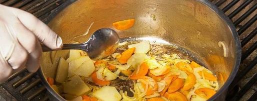 Шаг 5: горохового крема-супа со сливками