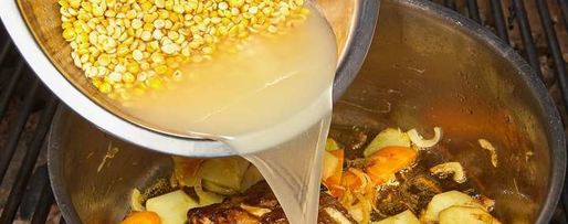 Шаг 7: горохового крема-супа со сливками